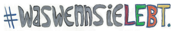 #waswennsieLEBT in bunten Buchstaben